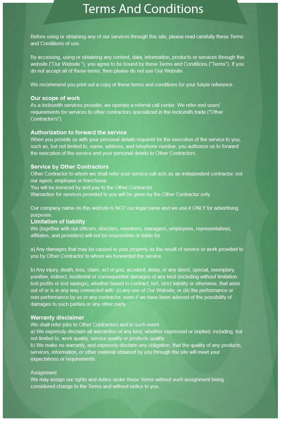 Baldwin Locksmith Store Clifton, NJ 973-310-9348 - terms-and-condition-68-16mod